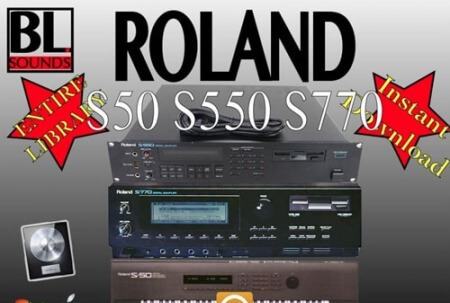 BL Sounds ROLAND S50 S550 S770 Library WAV EXS